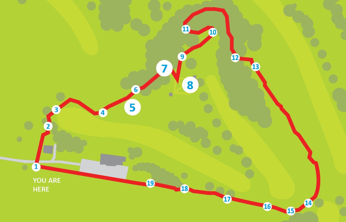 Manaia Pathway Loop Map 